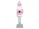 Christmas Decoration With LED Lighting Nutcracker 35x30x125 Cm Pink Plastic - 35*30*125 cm LED / 3*AA Clayre & Eef