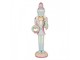 Christmas Decoration With LED Lighting Nutcracker 19x16x61 Cm Pink Plastic - 19*16*61 cm / 2*AA Clayre & Eef