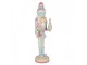 Christmas Decoration With LED Lighting Nutcracker 19x16x61 Cm Pink Plastic - 19*16*61 cm / 2*AA Clayre & Eef