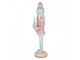 Christmas Decoration With LED Lighting Nutcracker 19x16x61 Cm Pink Plastic - 19*16*61 cm / 2*AA Clayre & Eef