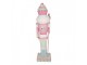 Christmas Decoration With LED Lighting Nutcracker 44x33x152 Cm Pink Plastic - LED 44*33*152 cm Clayre & Eef