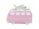Vánoční dekorace retro minibus se stromkem Pastel Christmas Chic - 26*13*19 cm Clayre & Eef