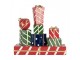 Christmas Decoration Figurine Gift 21x7x21 Cm Red Plastic - 21*7*21 cm Clayre & Eef