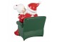 Christmas Decoration Figurine Santa Claus 15x17x20 Cm Red Plastic - 15*17*20 cm Clayre & Eef