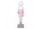 Christmas Decoration Figurine Nutcracker 13x11x47 Cm Pink Plastic - 13*11*47 cm Clayre & Eef