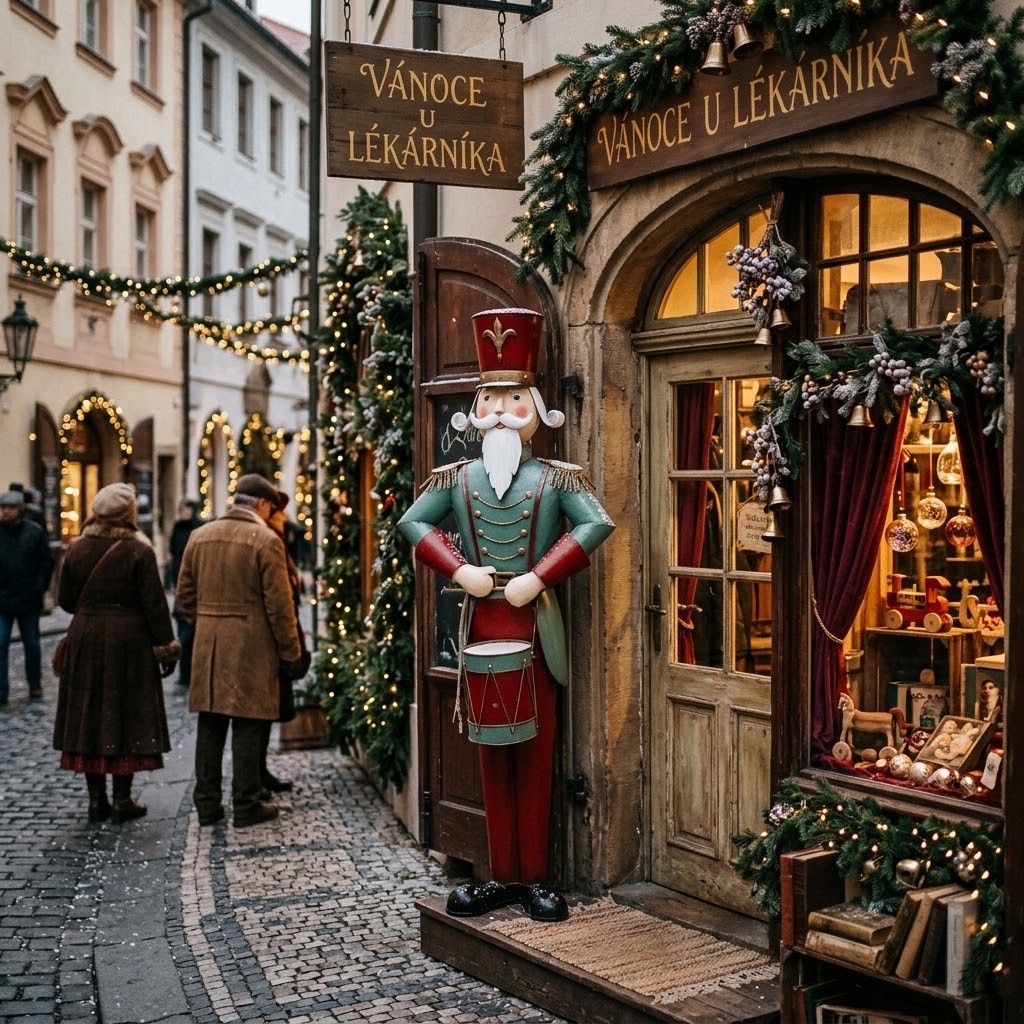 Kovová dekorace Louskáček Nutcracker v životní velikosti - 75*50*186 cm