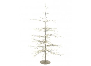 Vánoční dekorační stromek s perličkami Glaze Forest - 62 cm