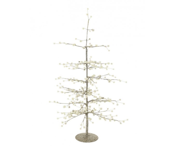 Vánoční dekorační stromek s perličkami Glaze Forest - 62 cm Chic Antique