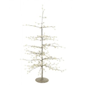 Vánoční dekorační stromek s perličkami Glaze Forest - 62 cm