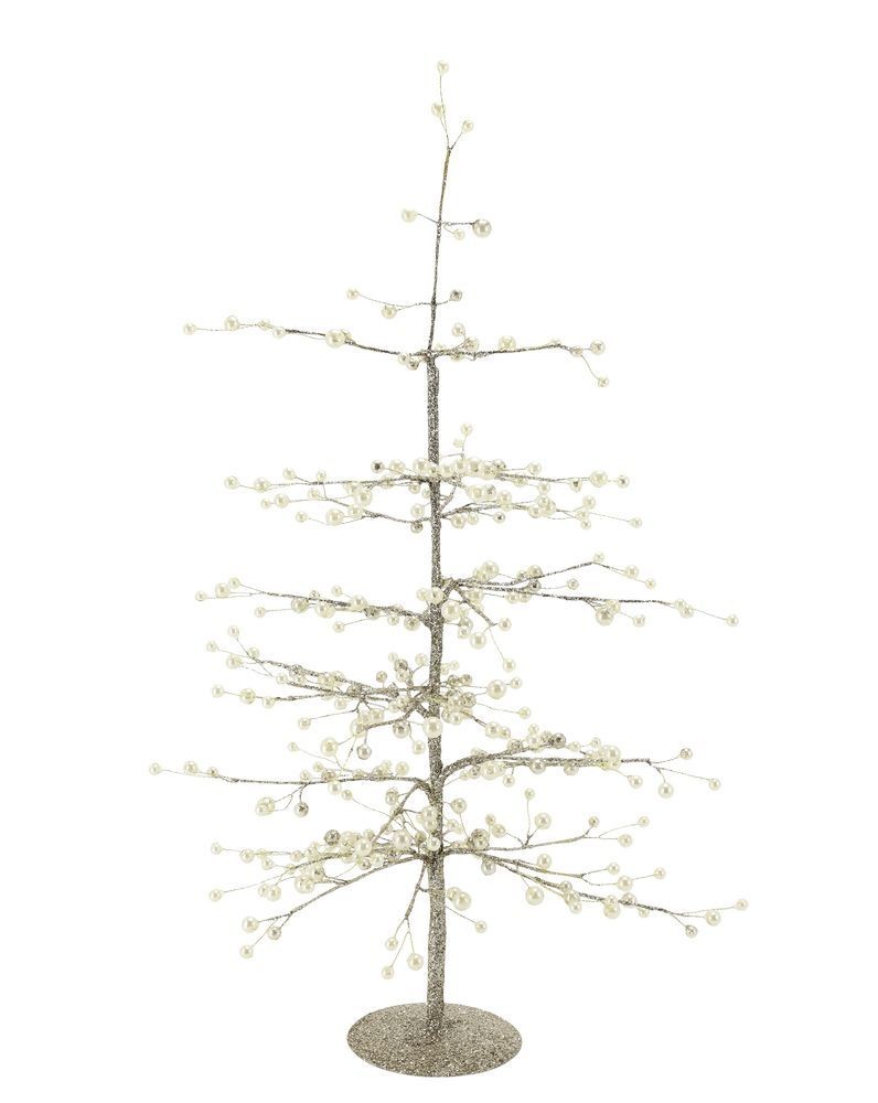 Vánoční dekorační stromek s perličkami Glaze Forest - 62 cm