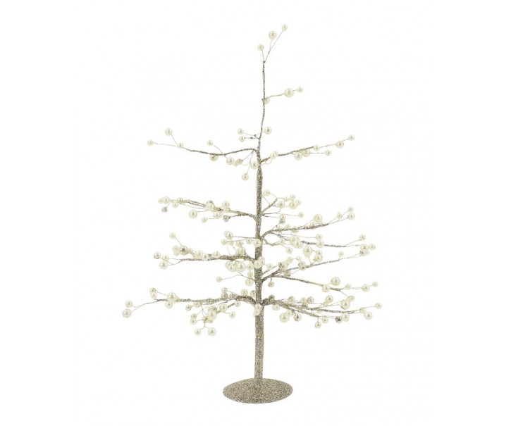Vánoční dekorační stromek s perličkami Glaze Forest - 42 cm Chic Antique