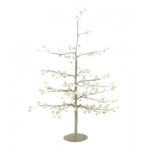 Vánoční dekorační stromek s perličkami Glaze Forest - 42 cm