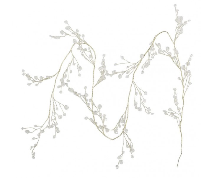 Vánoční elegantní girlanda s krystaly Glaze Forest - 150 cm Chic Antique