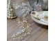 Luxusní vánoční girlanda s perličkami Glaze Forest - 100 cm Chic Antique