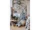 Girlanda 7ks plechový zinkový zvonek na laně - Ø 7* 96 cm Chic Antique