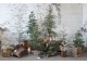 Zasněžený vánoční borovicový stromek v jutě a se šiškami Pine Tree - 70*150 cm Chic Antique