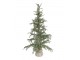 Zasněžený vánoční borovicový stromek v jutě a se šiškami Pine Tree - 70*150 cm Chic Antique