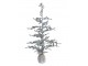 Zasněžený vánoční borovicový stromek v jutě a se šiškami Pine Tree - 55*120 cm Chic Antique