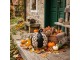 Dekorace dýně s lebkami Pumpkin Halloween - 36*35*37 cm Clayre & Eef