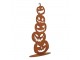 Rustikální rezavá dekorace dýně Halloween Rust - 15*20*40 cm Clayre & Eef