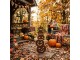Rustikální rezavá dekorace dýně Halloween Rust - 15*20*40 cm Clayre & Eef
