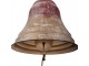 Obrovský koový červeno-zlarý závěsný zvon Bell s rolničkou - Ø 52*56 cm Clayre & Eef