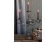 Mocca starý francouzský svícen s květy Charm Antique - 35*11*41 cm Chic Antique