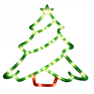 Nástěnné LED svítidlo Vánoční stromek – 31*3*38 cm