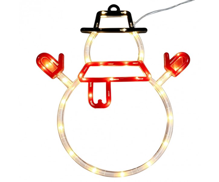 Nástěnné LED svítidlo Sněhulák – 31*3*35 cm Clayre & Eef