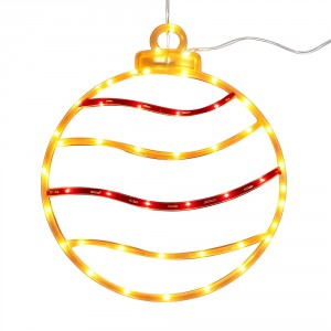Nástěnné LED svítidlo Vánoční ozdoba koule – 39*3*35 cm