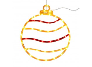 Nástěnné LED svítidlo Vánoční ozdoba koule – 39*3*35 cm