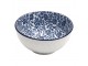 Keramická miska s modrým květinovým motivem - Ø 13*5 cm / 300 ml Clayre & Eef