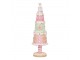 Vánoční dekorace stromek s perníčky Pastel Christmas Chic - Ø 8*26 cm Clayre & Eef