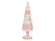 Vánoční dekorace stromek s perníčky Pastel Christmas Chic - Ø 8*26 cm Clayre & Eef