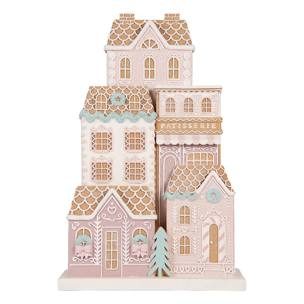 Dekorační domek cukrárna Pattiserie Gingerbread house – 26*10*40 cm