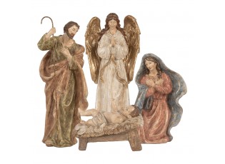 Sada 4ks vánoční dekorace figurka Betlém Nativity Scene – 23*12*47 cm