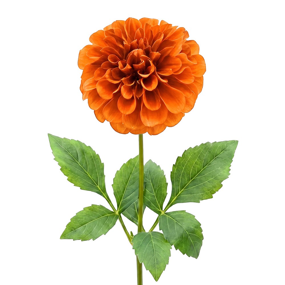 Umělá květina oranžový plastový – 65 cm