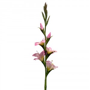 Umělá květina růžový plastový – 92 cm