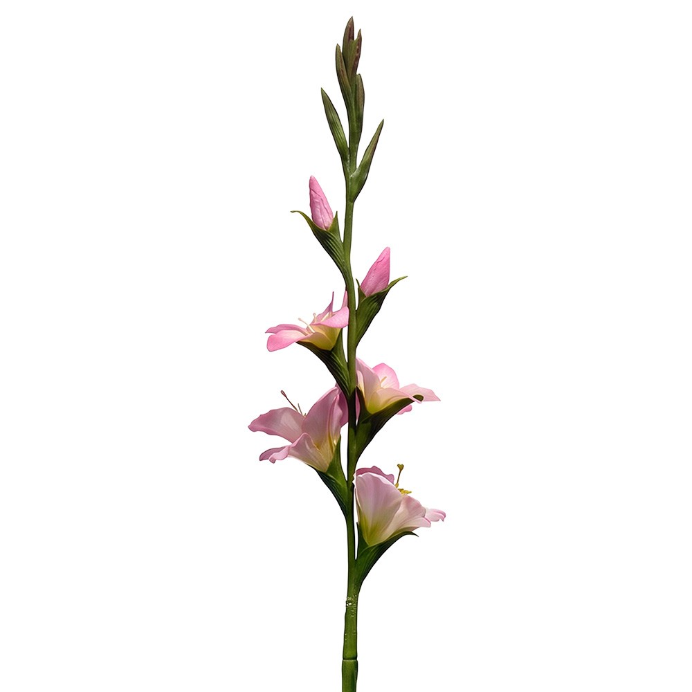 Umělá květina růžový plastový – 92 cm