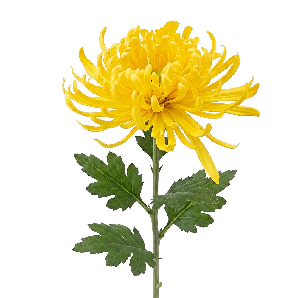 Umělá květina žlutý plastový – 76 cm