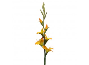 Umělá květina oranžový plastový – 92 cm