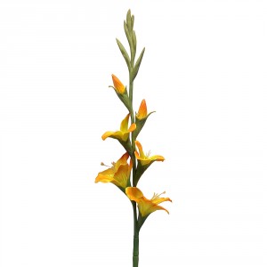 Umělá květina oranžový plastový – 92 cm