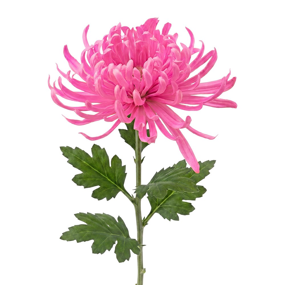Umělá květina růžový plastový – 76 cm