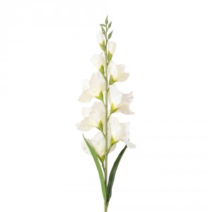 Umělá květina bílý plastový – 95 cm