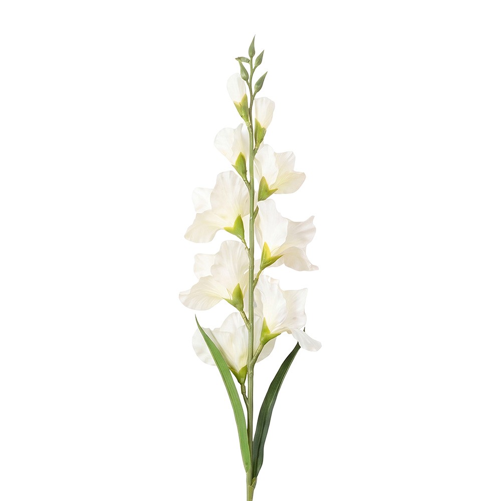 Umělá květina bílý plastový – 95 cm