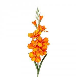 Umělá květina oranžový plastový – 95 cm