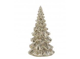 Elegantní vánoční champagne stromek se třpytkami Glitt Forest S - 8*15 cm