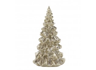 Elegantní vánoční champagne stromek se třpytkami Glitt Forest M - 11*20 cm