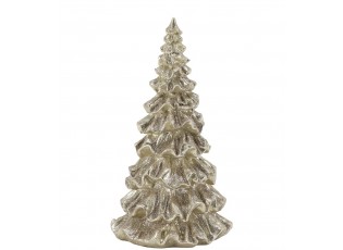 Elegantní vánoční champagne stromek se třpytkami Glitt Forest L - 13*25 cm