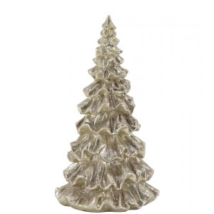Elegantní vánoční champagne stromek se třpytkami Glitt Forest L - 13*25 cm